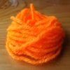 Fluorescent Wool - Fl Orange