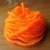 Fluorescent Wool - Fl Orange