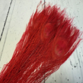 Flybox Bleach Dyed Peacock Eyes - Blood Red