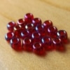 Glass Beads-Pearl-Red