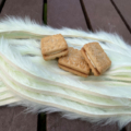 Rabbit Zonker Strips - Custard Cream