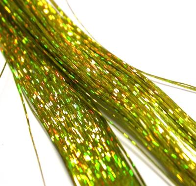 holographic flashabou chartreuse