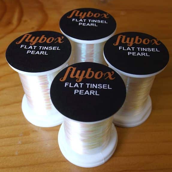 Flat Tinsel - Pearl