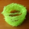 Small Crystal Hackle Pearl - Fl Chartreuse
