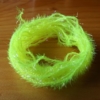 Small Crystal Hackle UV - Fl Yellow