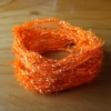 Small Shimmer Hackle - Ultimate Fire Orange