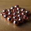 Slotted Tungsten Beads 3.5mm - Copper