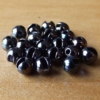 Slotted Tungsten Beads 3.5mm - Gunmetal