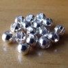 Slotted Tungsten Beads 3.5mm - Silver
