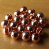 Slotted Tungsten Beads 3mm - Copper