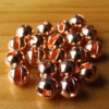 Slotted Tungsten Beads 4.5mm - Copper