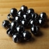 Slotted Tungsten Beads 4.5mm - Gunmetal