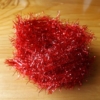 Medium Shimmer Hackle - Bibio Red