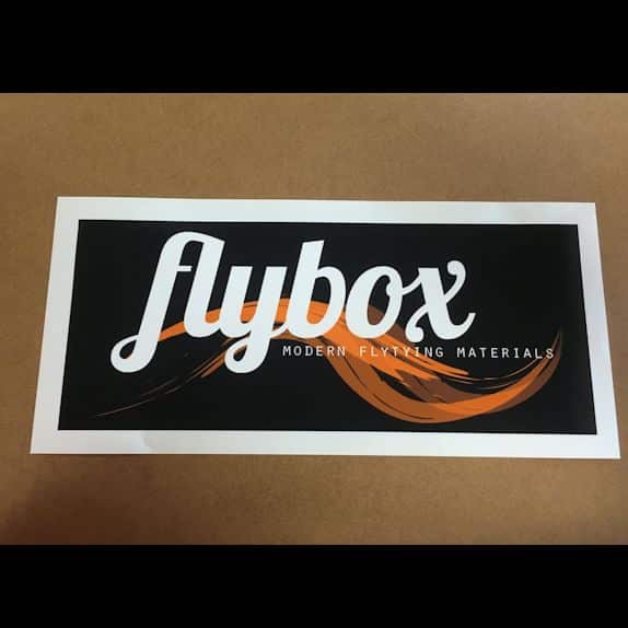 Flybox Vinyl Boat Box Sticker