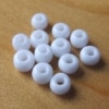 Glass Beads - White