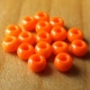 Glass Beads - Tangerine