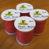 Pearl Flat Braid - Red