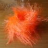 Large Crystal Hackle - Fl Orange