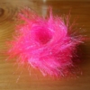 Large Crystal Hackle - Fl Pink