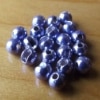 Slotted Tungsten Beads 3.5mm - Metallic Violet