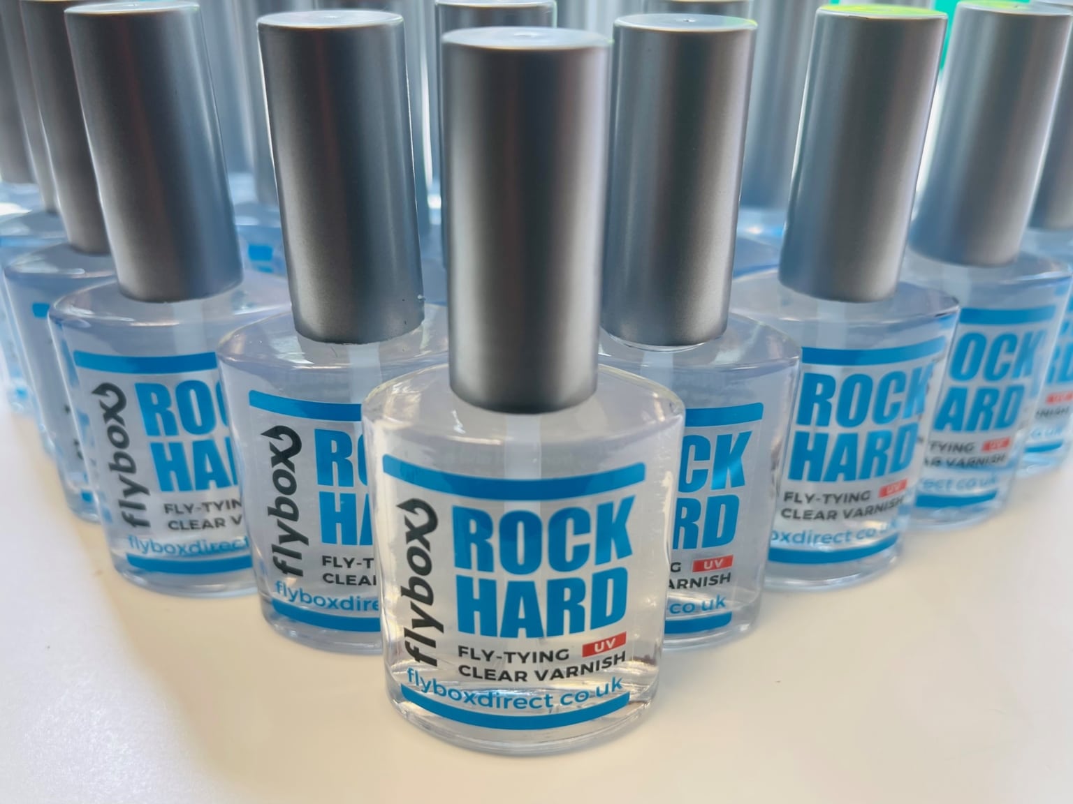 Rock Hard U.V Varnish by Flybox the ultimate crystal clear
