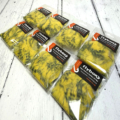 FLybox Tiger Barred Rabbit Strips - Phosphor / Chartreuse