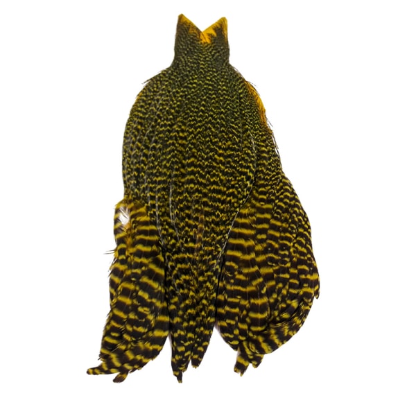 Exclusive Whiting Grizzly Capes - Fl Yellow Chartreuse