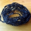 Small Gummy Chenille - Jet Black