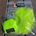 Premium Marabou - Fl Yellow Glow Green