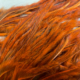Dyed Chinchilla Strips - Burnt Orange