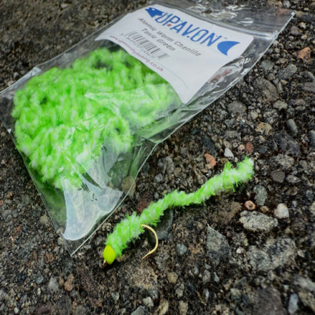 Atomic Worm Chenille - Toxic Green
