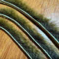 Pine Squirrel Zonker Strips - Medium Olive