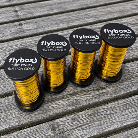 Flybox 1/69" Tinsel Spools - Bullion Gold